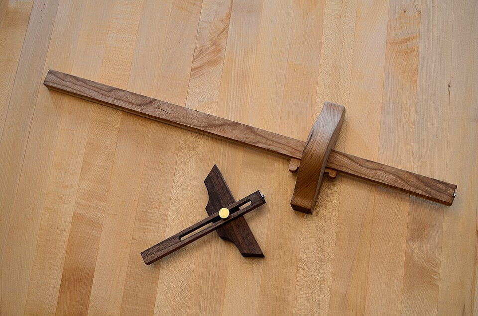 Walnut marking gauge